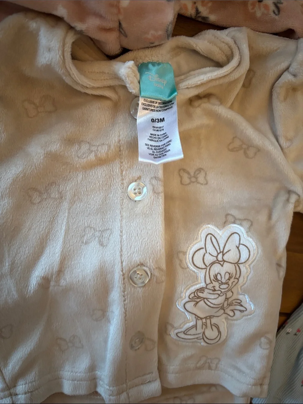 Carter's Pink Floral and Light Blue Ribbed Baby Pajama Sets